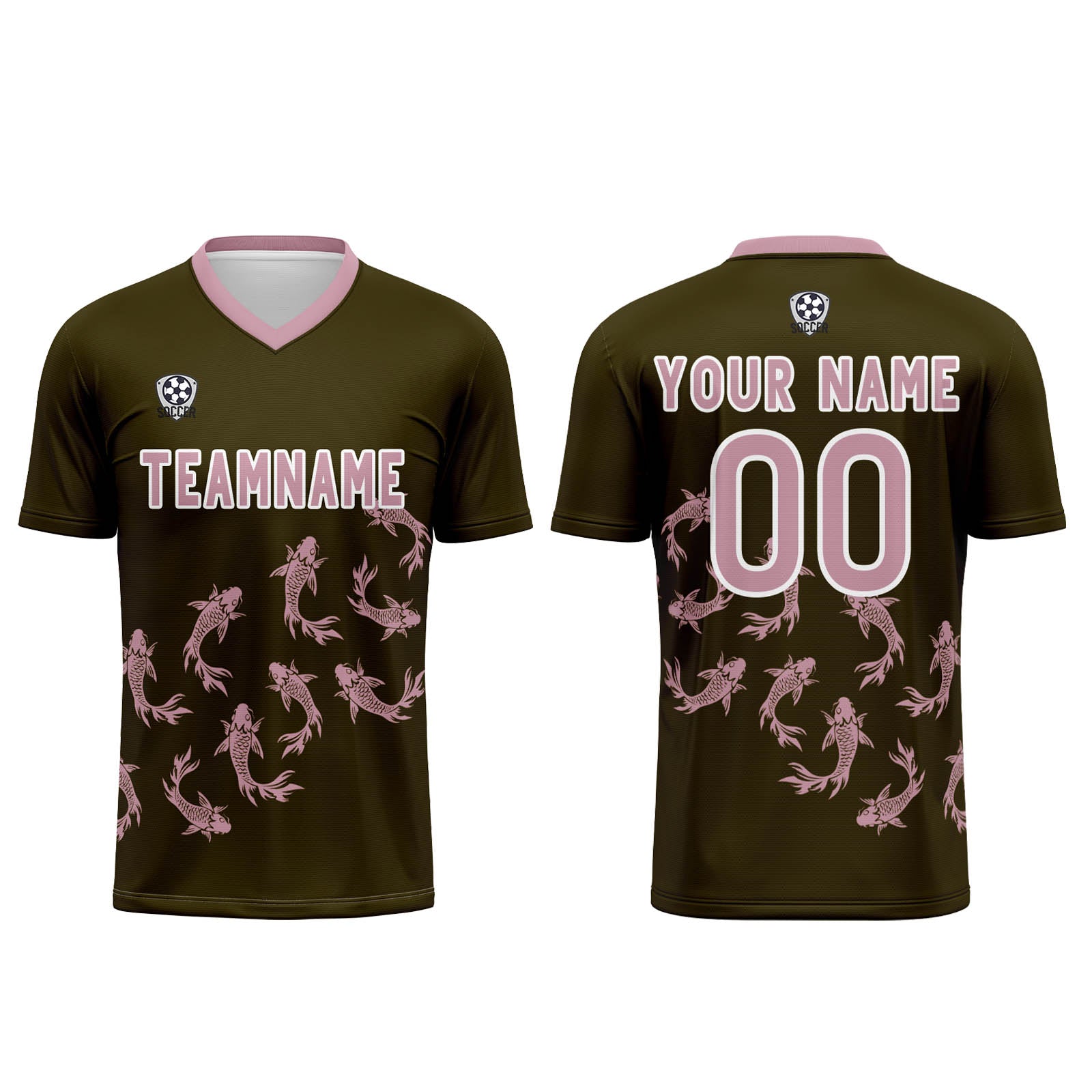 Custom Olive Green Jerseys for Men Women Personalized Soccer Uniforms for Adult and Kid enthsush