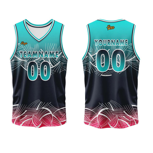 Custom Azure Blue Basketball Jersey Uniform Suit Printed Your Logo Name Number enthsush