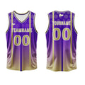 Custom Purple Basketball Jersey Uniform Suit Printed Your Logo Name Number enthsush