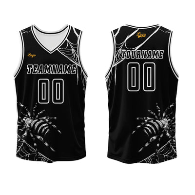 Custom Black Basketball Jersey Uniform Suit Printed Your Logo Name Number enthsush