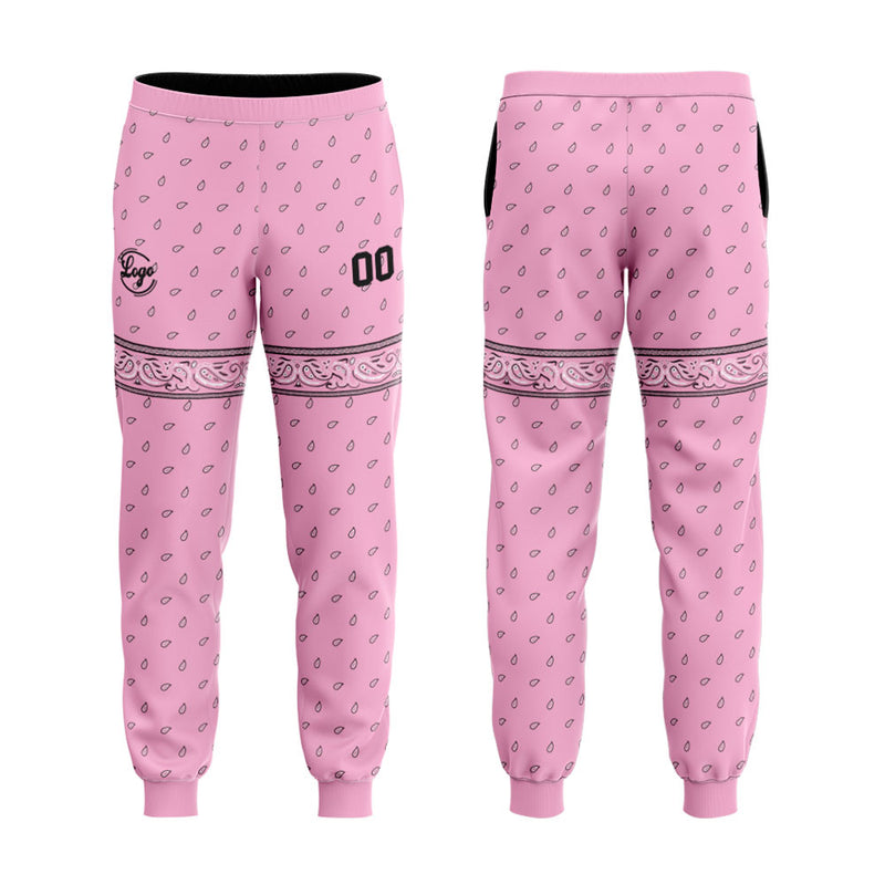 Custom Pink Sweatshirt Hoodie For Men Women Girl Boy Print Your Logo Name Number