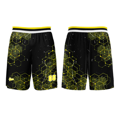 Custom Yellow Basketball Jersey Uniform Suit Printed Your Logo Name Number enthsush