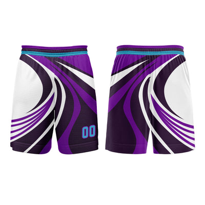 Custom Violet Blue Basketball Jersey Uniform Suit Printed Your Logo Name Number enthsush