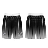 Custom Black White Jerseys for Men Women Personalized Soccer Uniforms for Adult and Kid