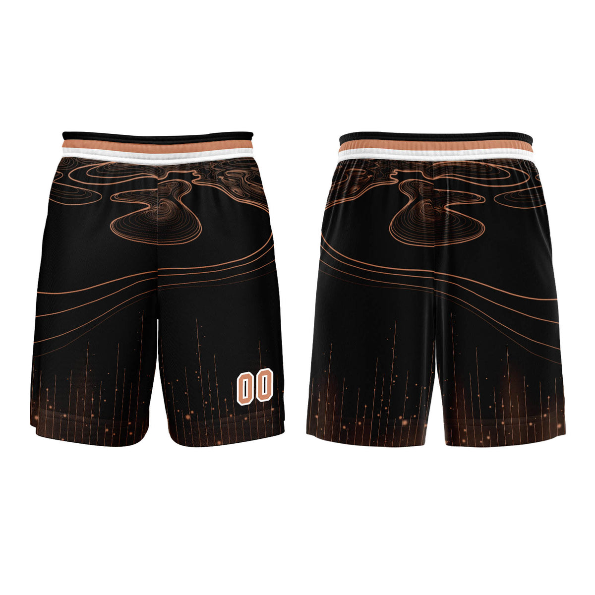 Custom Orange Basketball Jersey Uniform Suit Printed Your Logo Name Number enthsush