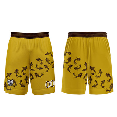 Custom Yellow Jerseys for Men Women Personalized Soccer Uniforms for Adult and Kid enthsush