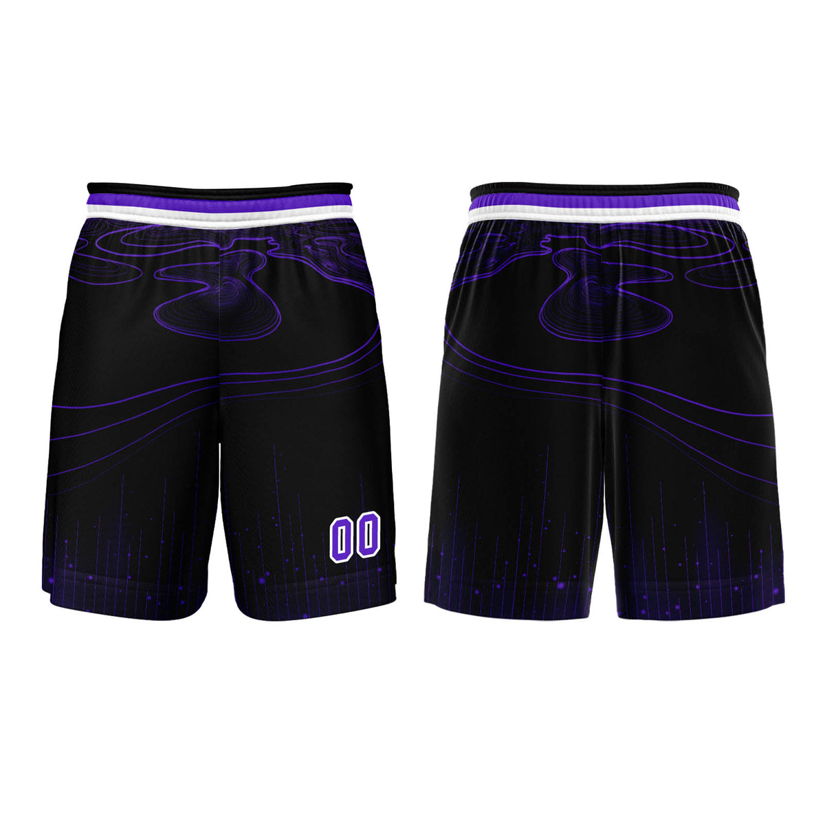 Custom Purple Basketball Jersey Uniform Suit Printed Your Logo Name Number enthsush