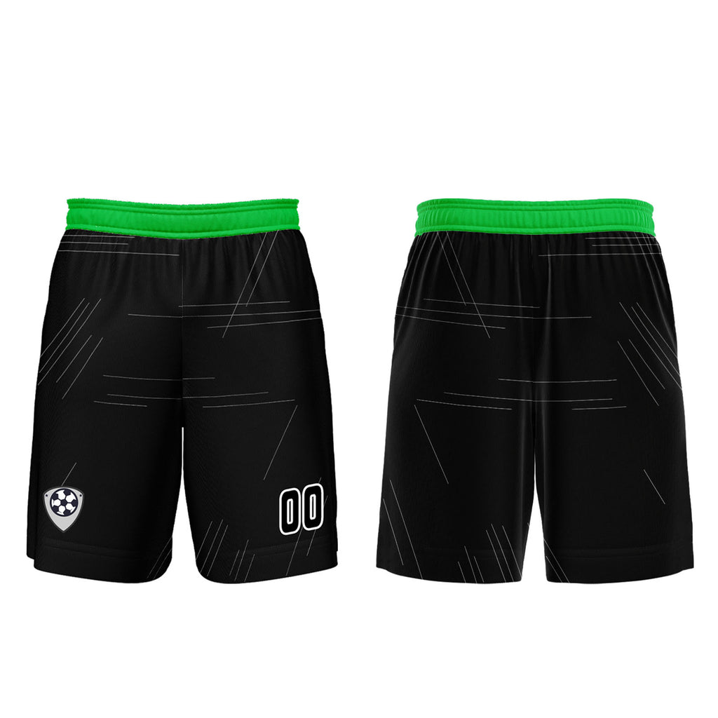 Custom Black Green Jerseys for Men Women Personalized Soccer Uniforms for Adult and Kid enthsush