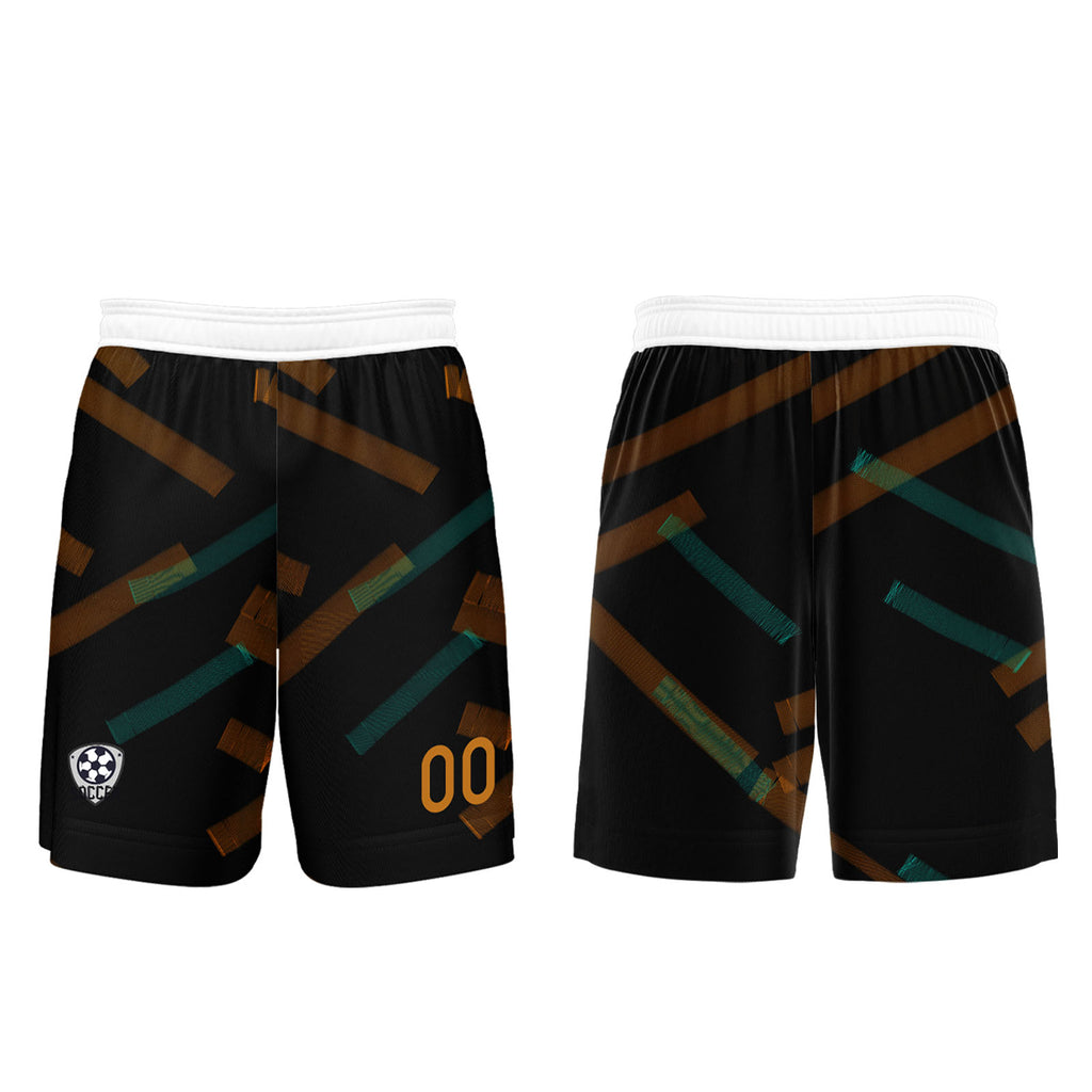 Custom Black Orange Jerseys for Men Women Personalized Soccer Uniforms for Adult and Kid enthsush