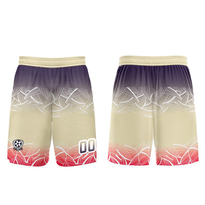 Custom Beige Purple Jerseys for Men Women Personalized Soccer Uniforms for Adult and Kid enthsush