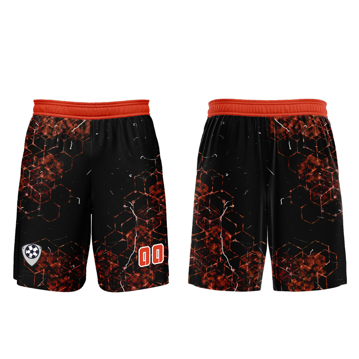 Custom Orange Jerseys for Men Women Personalized Soccer Uniforms for Adult and Kid enthsush