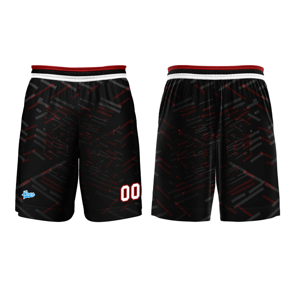 Custom Red Basketball Jersey Uniform Suit Printed Your Logo Name Number enthsush