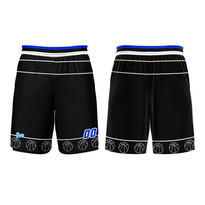 Custom Black Blue Basketball Jersey Uniform Suit Printed Your Logo Name Number enthsush
