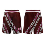 Custom Pink Red Basketball Jersey Uniform Suit Printed Your Logo Name Number