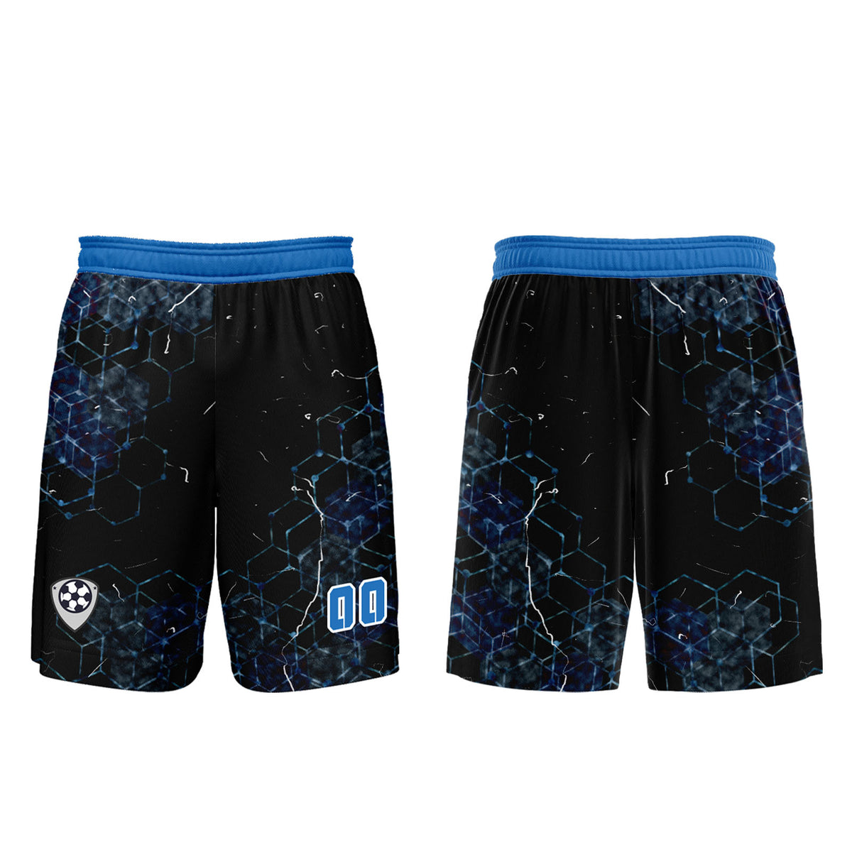 Custom Blue Jerseys for Men Women Personalized Soccer Uniforms for Adult and Kid enthsush