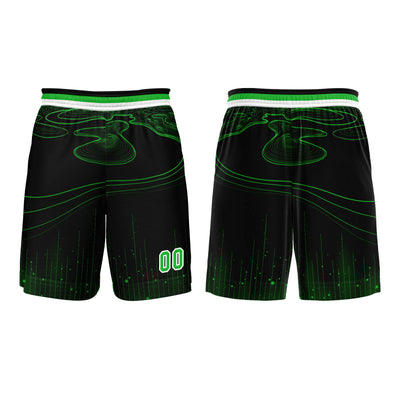 Custom Green Basketball Jersey Uniform Suit Printed Your Logo Name Number enthsush