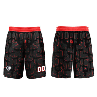 Custom Black Red Jerseys for Men Women Personalized Soccer Uniforms for Adult and Kid enthsush