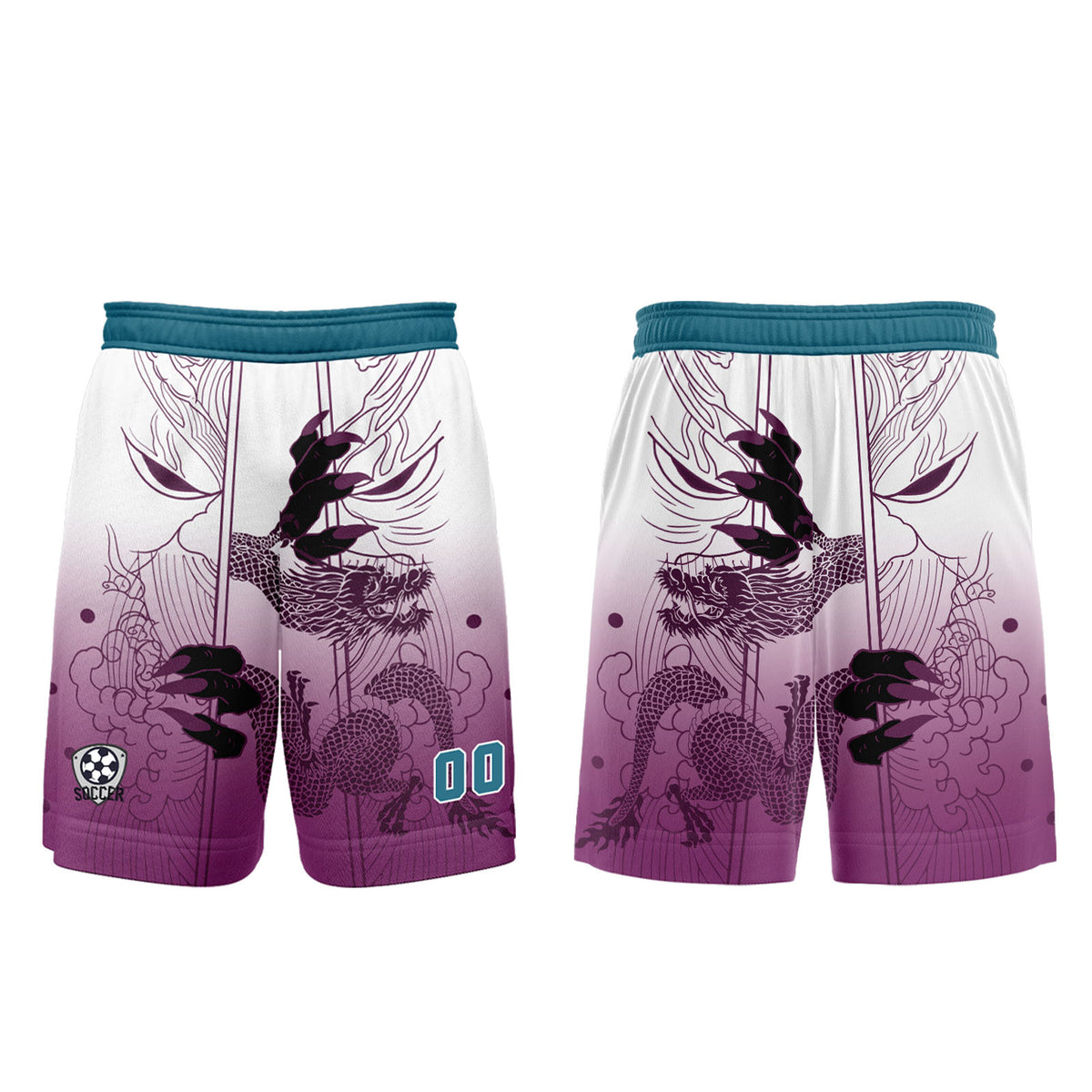 Custom Purple Blue Jerseys for Men Women Personalized Soccer Uniforms for Adult and Kid enthsush