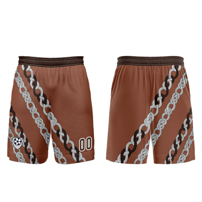 Custom Brown Soccer Jerseys for Men Women Personalized Soccer Uniforms for Adult and Kid enthsush