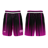 Custom  Rose Purple Basketball Jersey Uniform Suit Printed Your Logo Name Number