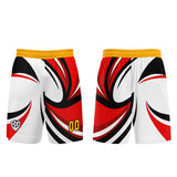 Custom White Red Jerseys for Men Women Personalized Soccer Uniforms for Adult and Kid