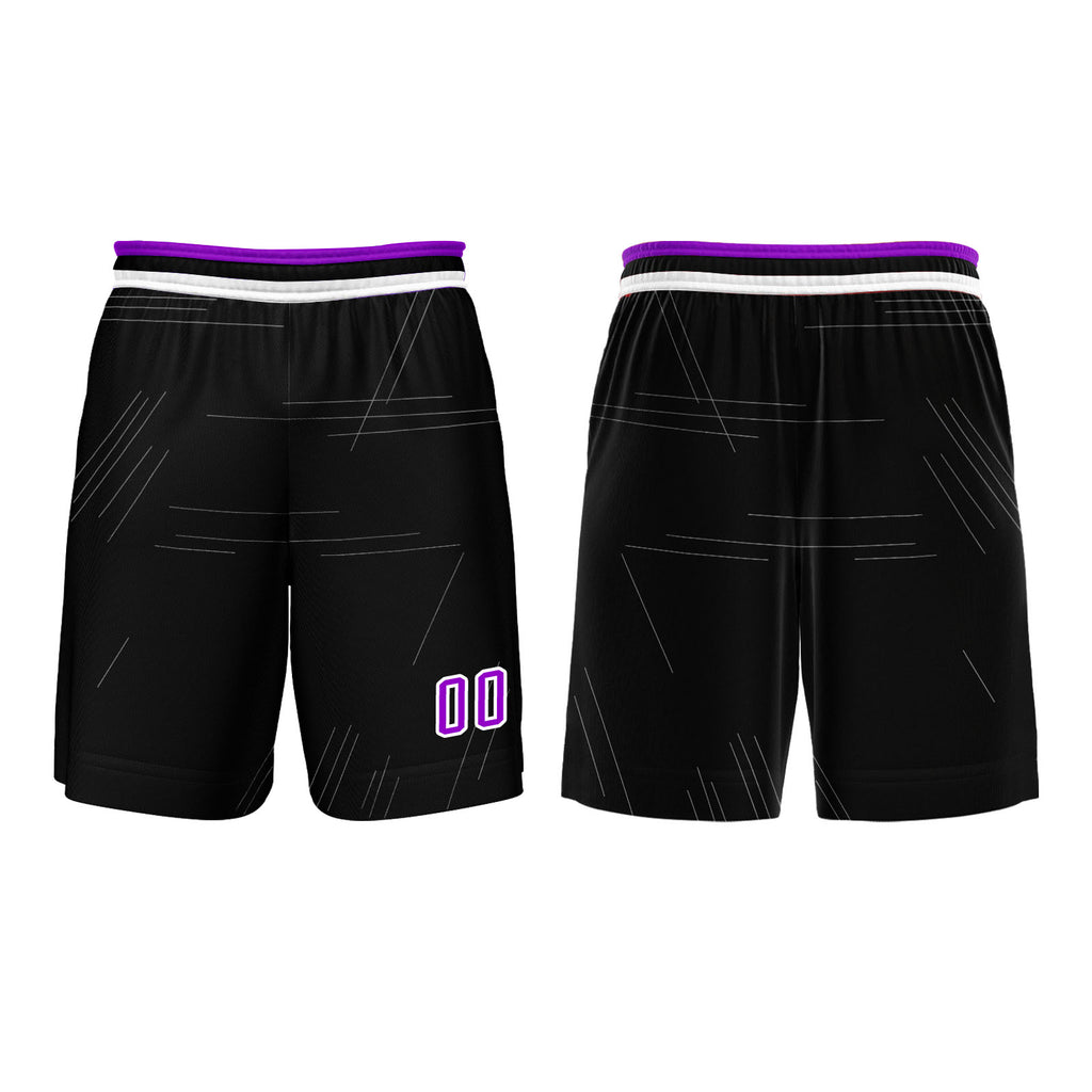 Custom Black Rose Purple Basketball Jersey Uniform Suit Printed Your Logo Name Number enthsush