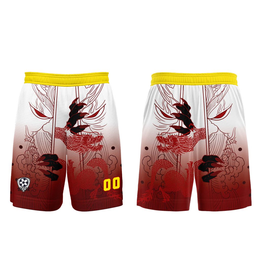 Custom Red Yellow Jerseys for Men Women Personalized Soccer Uniforms for Adult and Kid enthsush
