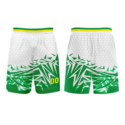 Custom Green Yellow Basketball Jersey Uniform Suit Printed Your Logo Name Number enthsush