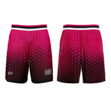 Custom Pink Black Basketball Jersey Uniform Suit Printed Your Logo Name Number
