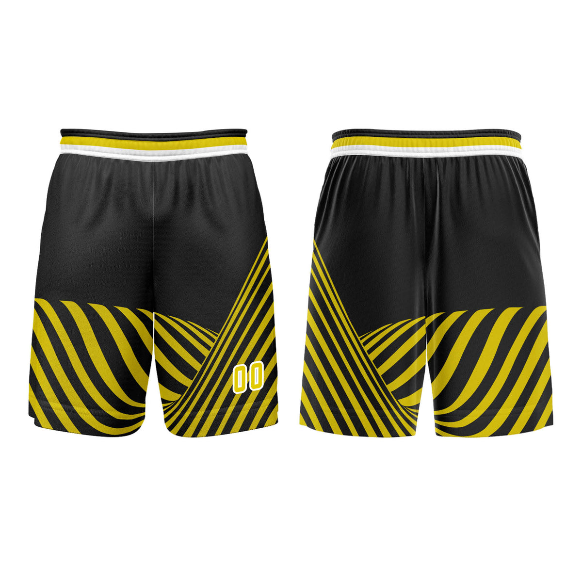 Custom Yellow Basketball Jersey Uniform Suit Printed Your Logo Name Number enthsush