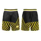 Custom Yellow Basketball Jersey Uniform Suit Printed Your Logo Name Number