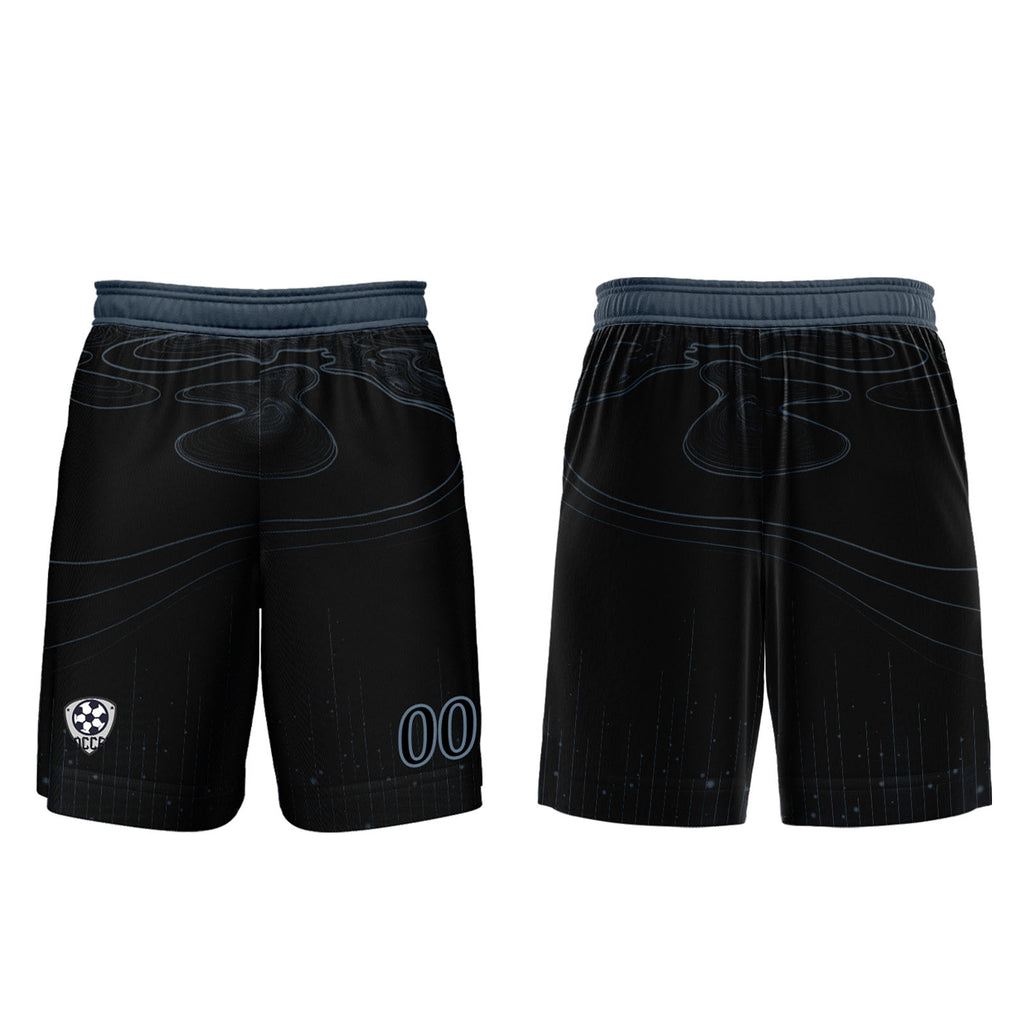 Custom Black Haze Blue Soccer Jerseys for Men Women Personalized Soccer Uniforms for Adult and Kid enthsush