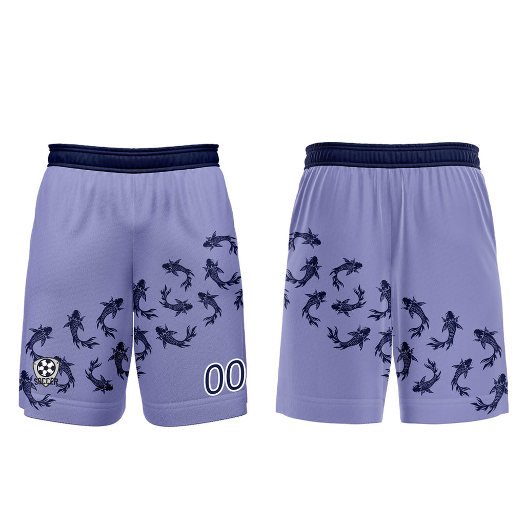 Custom Light Purple Jerseys for Men Women Personalized Soccer Uniforms for Adult and Kid enthsush