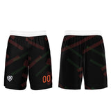 Custom Black Orange Red Jerseys for Men Women Personalized Soccer Uniforms for Adult and Kid