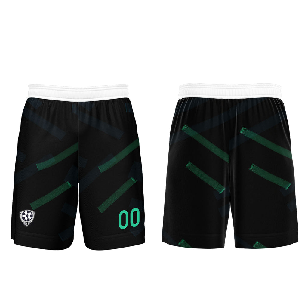 Custom Black Grass Green Jerseys for Men Women Personalized Soccer Uniforms for Adult and Kid enthsush