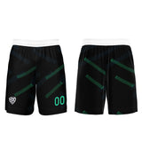 Custom Black Grass Green Jerseys for Men Women Personalized Soccer Uniforms for Adult and Kid