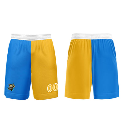 Custom Blue Yellow Jerseys for Men Women Personalized Soccer Uniforms for Adult and Kid enthsush