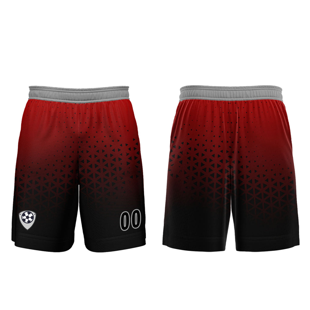 Custom Red Gray Jerseys for Men Women Personalized Soccer Uniforms for Adult and Kid enthsush