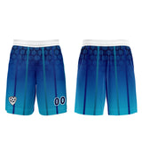 Custom Blue Jerseys for Men Women Personalized Soccer Uniforms for Adult and Kid