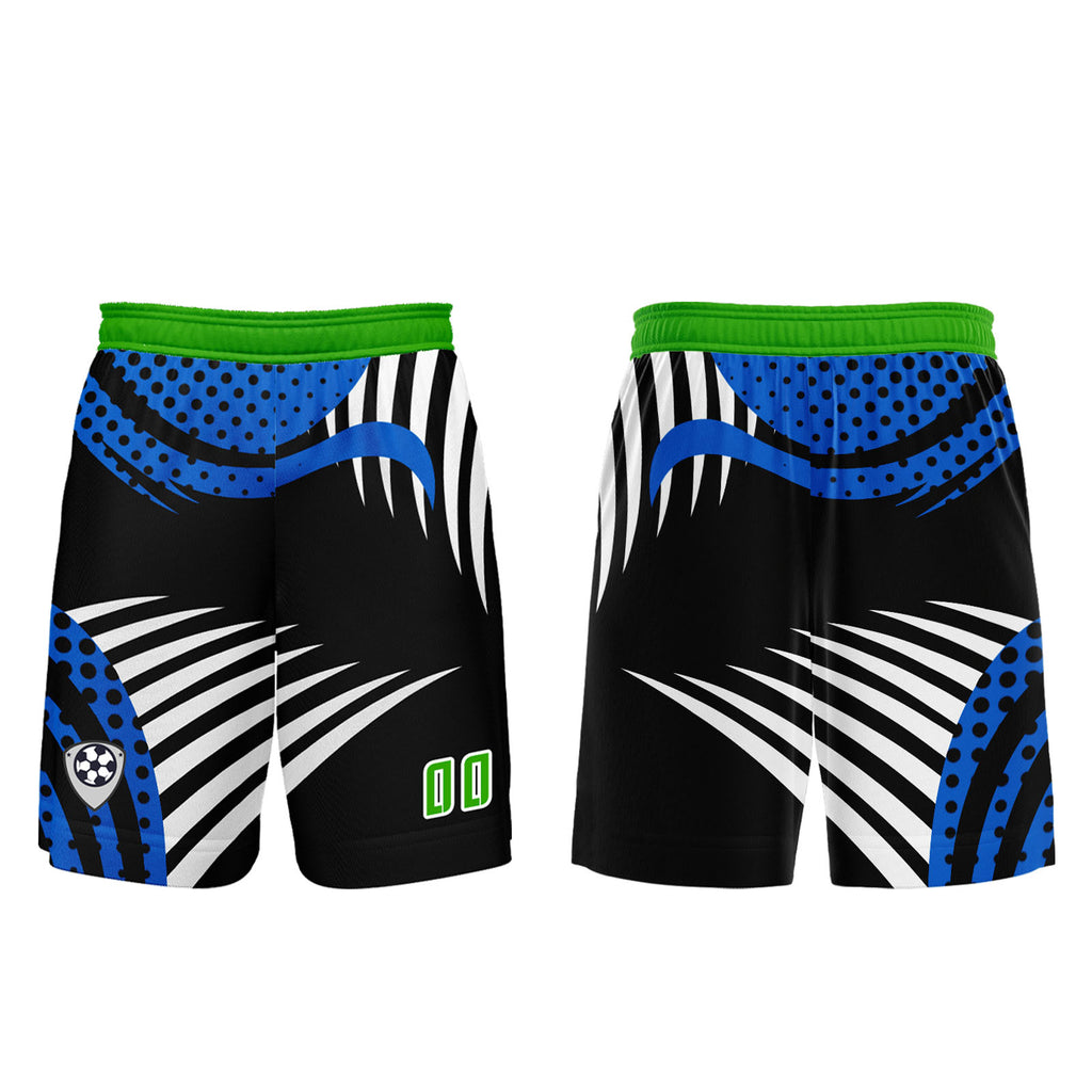 Custom Blue Green Jerseys for Men Women Personalized Soccer Uniforms for Adult and Kid enthsush