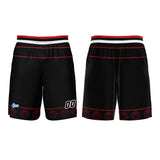 Custom White Red Basketball Jersey Uniform Suit Printed Your Logo Name Number