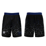 Custom Black Deepblue Jerseys for Men Women Personalized Soccer Uniforms for Adult and Kid