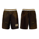 Custom Brown Basketball Jersey Uniform Suit Printed Your Logo Name Number