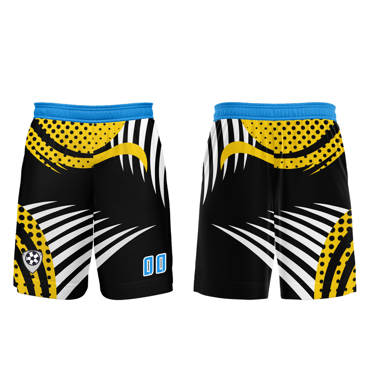Custom Yellow Blue Jerseys for Men Women Personalized Soccer Uniforms for Adult and Kid enthsush