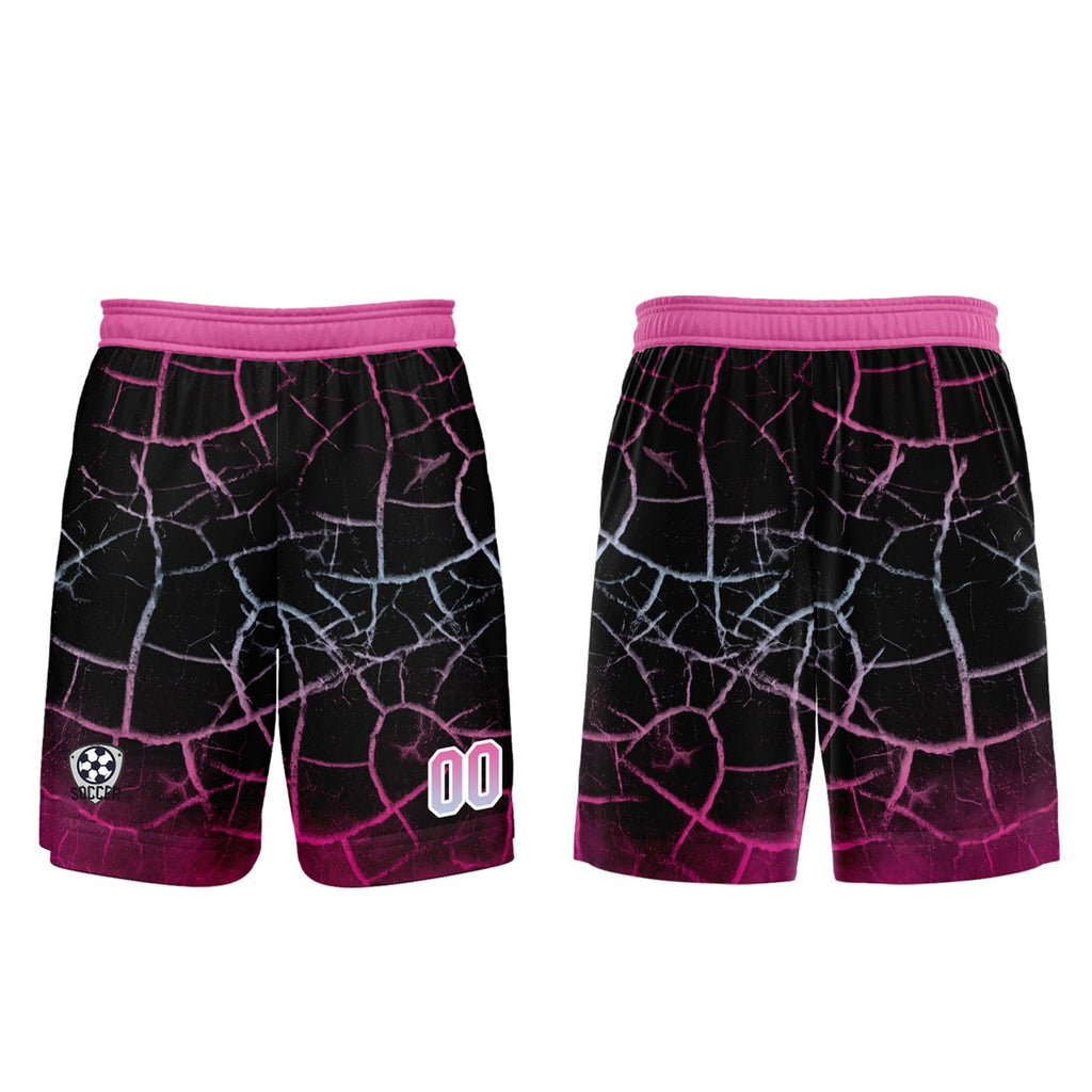 Custom Black Pink Jerseys for Men Women Personalized Soccer Uniforms for Adult and Kid enthsush