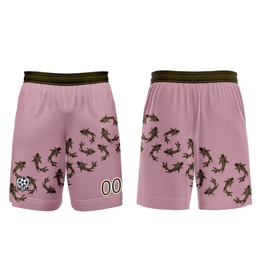 Custom Pink Jerseys for Men Women Personalized Soccer Uniforms for Adult and Kid enthsush