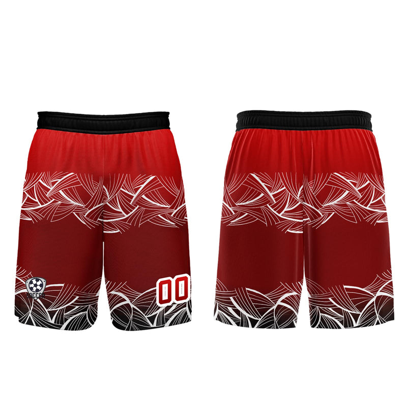 Custom Red Jerseys for Men Women Personalized Soccer Uniforms for Adult and Kid