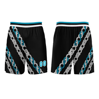 Custom Black Blue Basketball Jersey Uniform Suit Printed Your Logo Name Number enthsush