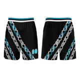 Custom Black Blue Basketball Jersey Uniform Suit Printed Your Logo Name Number