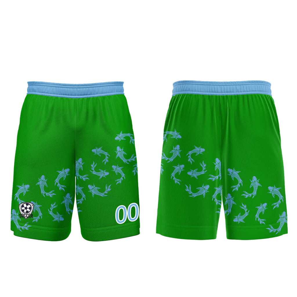 Custom Grass Green Jerseys for Men Women Personalized Soccer Uniforms for Adult and Kid enthsush